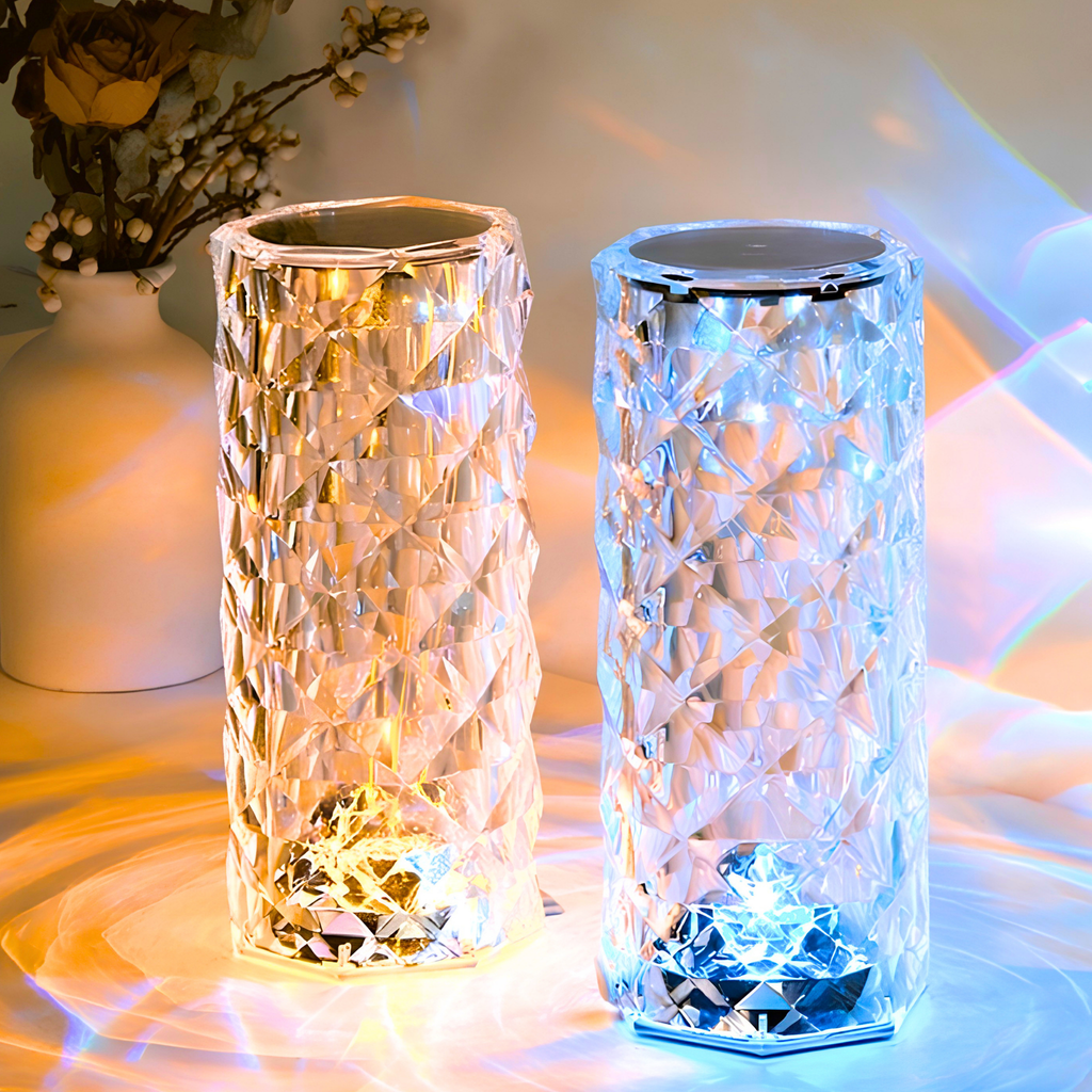 16 Color Crystal Diamond Table Lamp With Remote Control